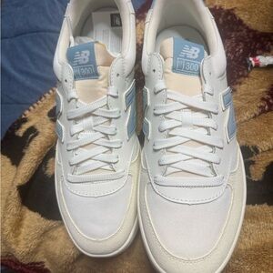 New Balance 300 Men's White & Light Blue Sneakers Size 10.5